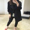 Premium Quality Women's Winter Loose Lapel Thicken Wool Parka Trench Coat Long Jacket Overcoat Top For Stylish Outdoor Wear