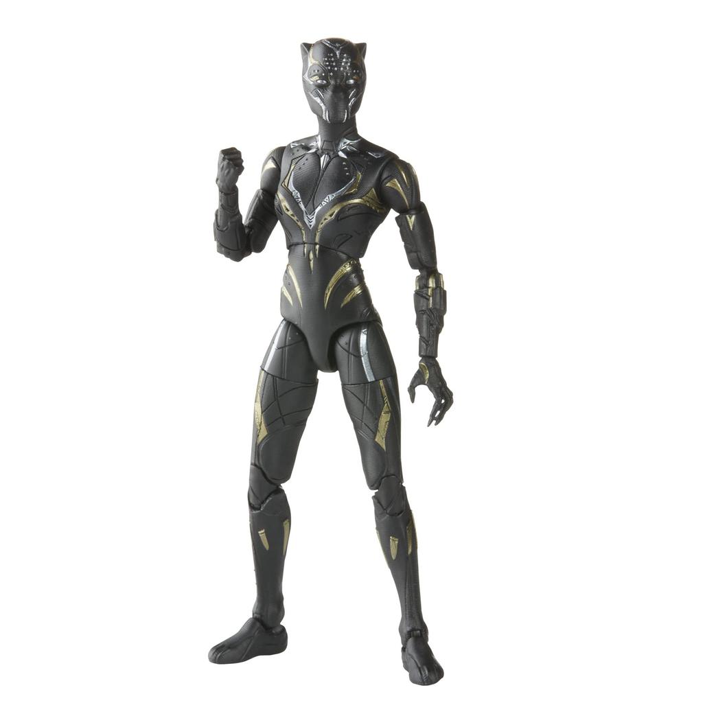 Hasbro Marvel Legends Series Black Panther: Wakanda Forever Black Panther 6-inch (15 cm) MCU Action Figure with 2 Accessories (F6755) Authentic