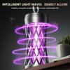 Electric Shock Mosquito Killer Lamp Silent Mosquito Catching Lamp For Bedroom And Living Room Portable Insect Repellent Killer Light