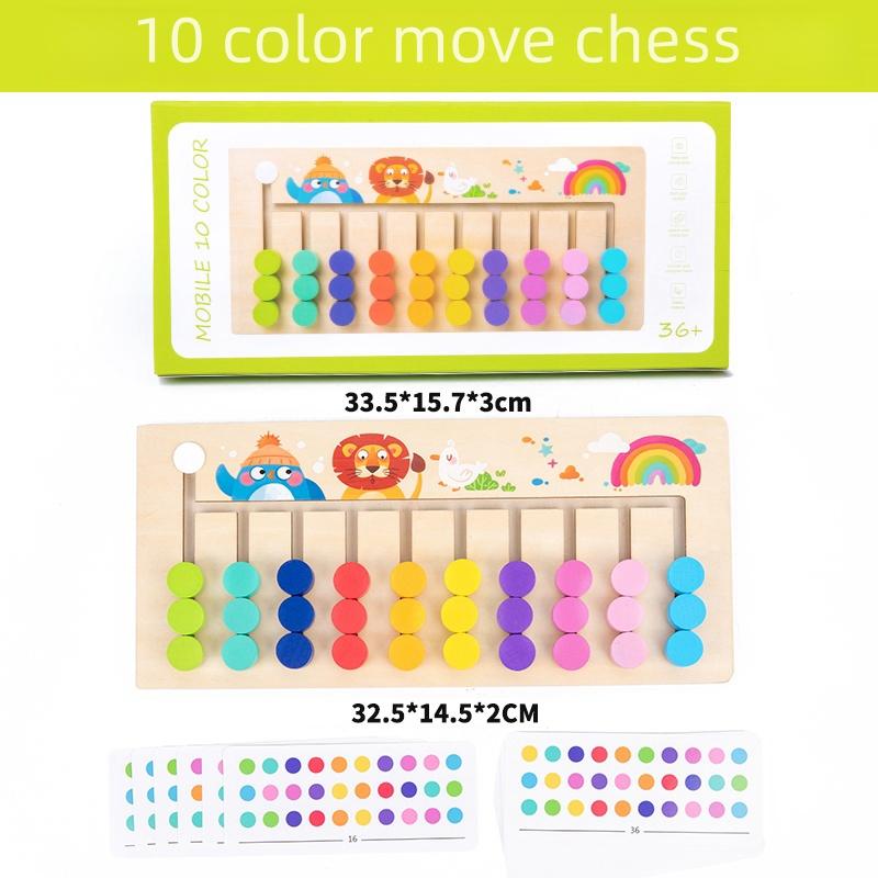 Multi Color Mobile Game Chess Vs Montessori Logical Thinking Training for Children's Puzzle Tabletop Toys