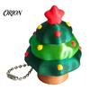 Portable Stress Toy Christmas Tree Fidget Clicker Keychain, 3D Printed Shaped Relief Holiday Party Favors Toy, Sensory Figure Key Ring Accessory