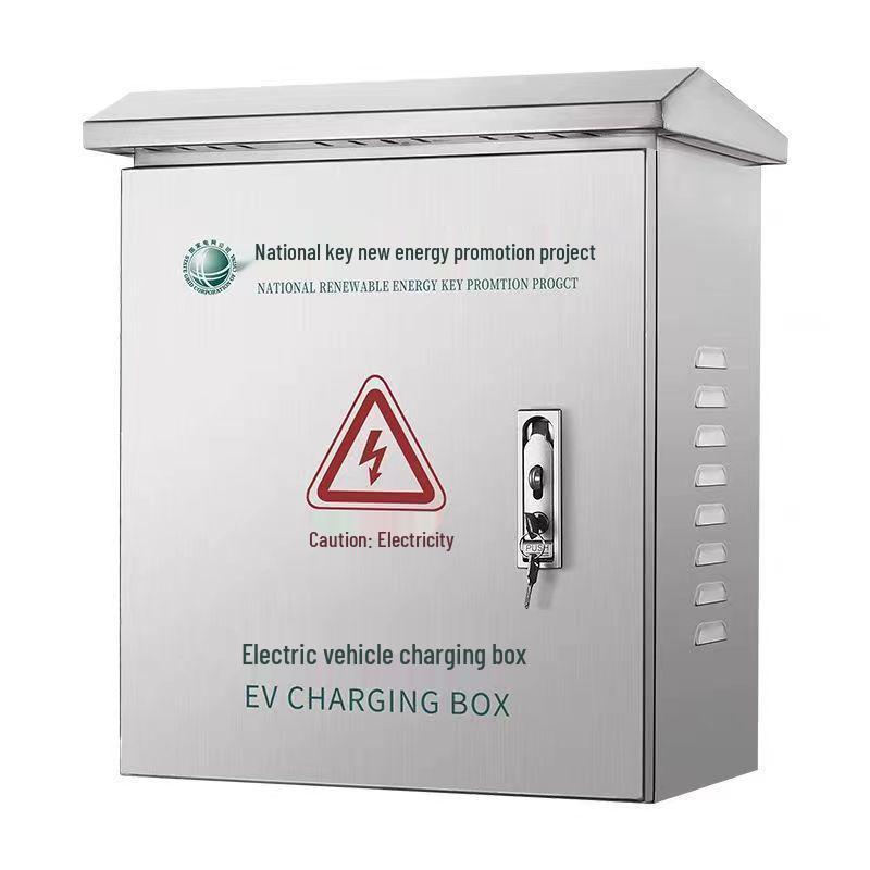 Edelstahl Outdoor Ladebox für Elektrofahrzeuge - Wetterfestes und Langlebiges Modell
