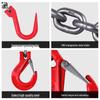 1-Ton 1-Meter Outdoor Manganese Steel Lifting Chain Sling with Double Hooks
