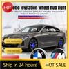 BADP2 New 2025 4x Hub Light Car Floating Illumination Wheel Caps LED Light Center Cover For E46 E90 E60 F30 X3 G30 G20 G32 G11 G12