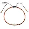 ZMZY Natural Pearl MIYUKI Bracelet Charm Handmade Beaded Glass Seed Beads Bracelets For Women Boho Adjustable Rope Lady Jewellry