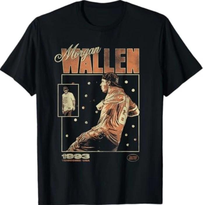 Official Morgan Wallen Baseball Card T-Shirt M