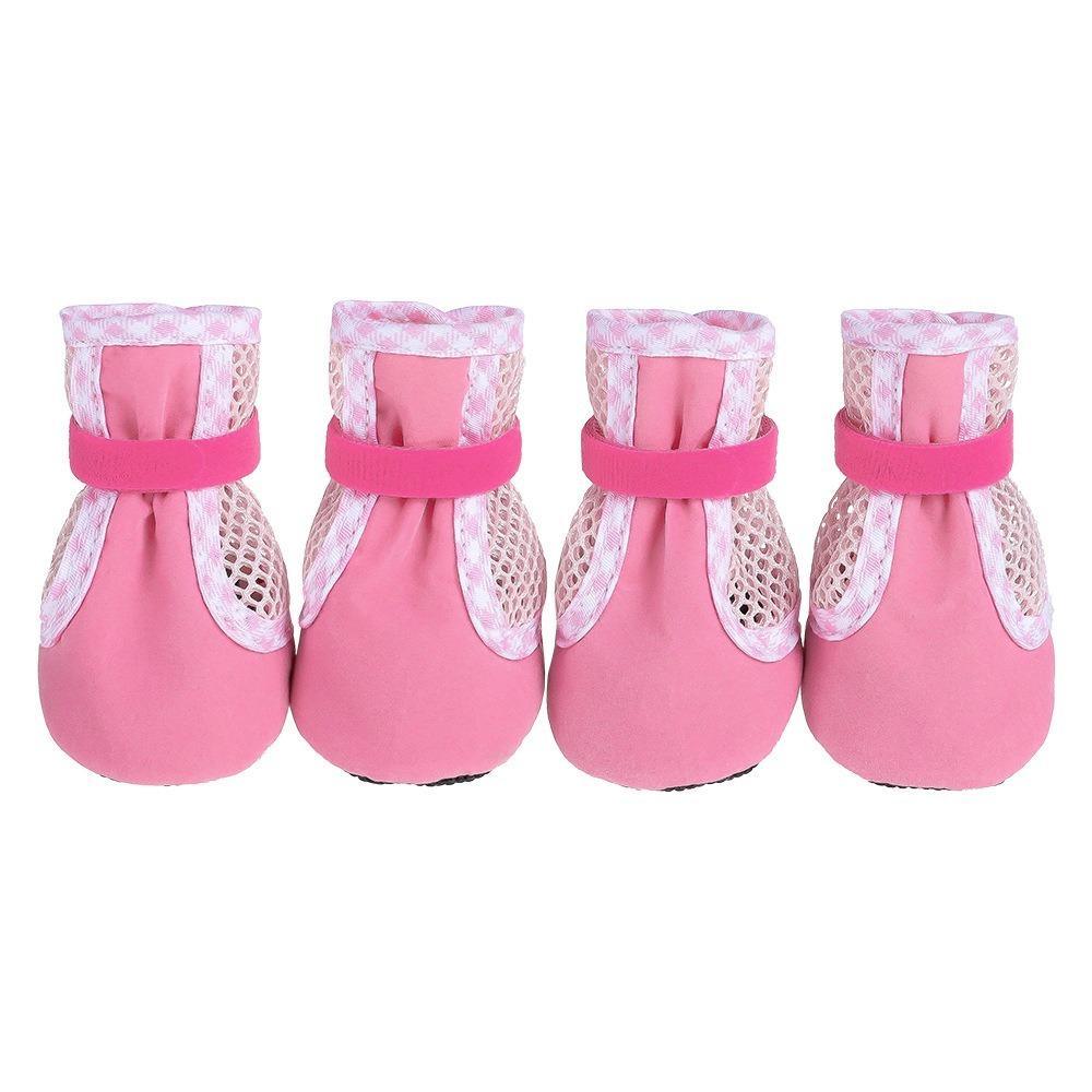 Psí Obuv Síťovaná Psí Boty pro Mazlíčky Nepromokavé Prodyšné Psí Boty Odolné proti Opotřebení Měkká Podrážka Ochrana Psích Tlap Chůze se Psem
