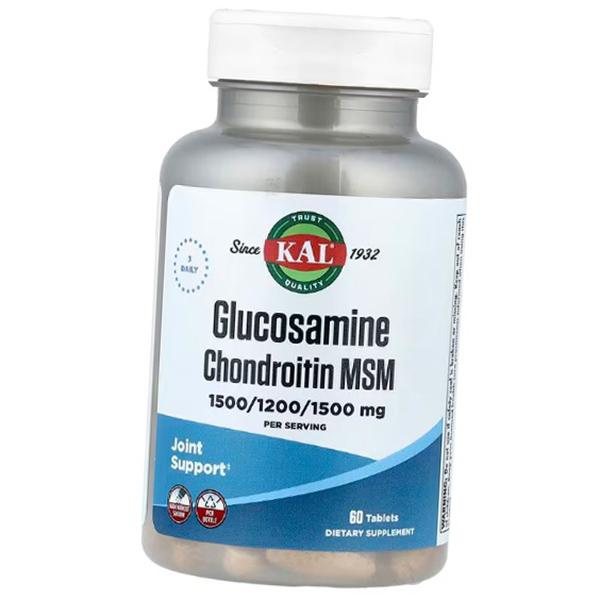 

Glucosamine Chondroitin MSM, Glucosamine Chondroitin MSM, KAL 60 tablets (03424003) 60tab