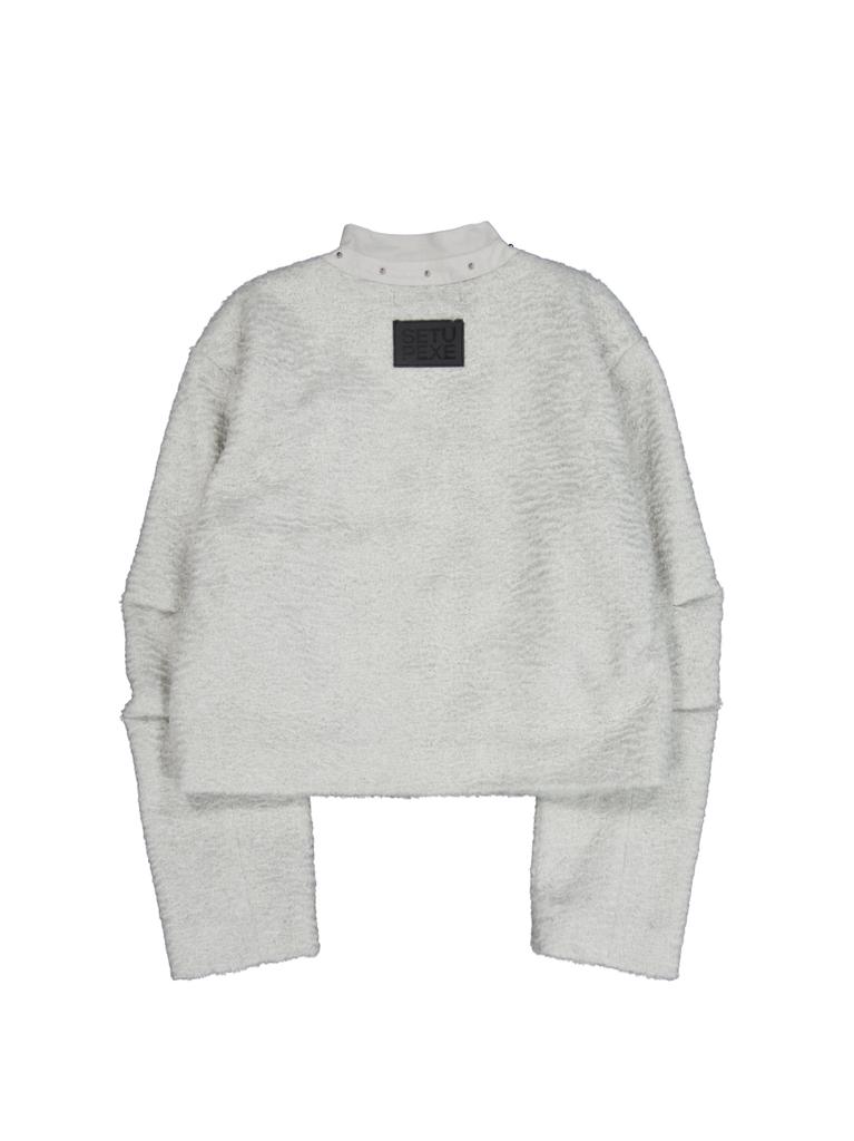 Setup-Exe Short Choker Jacket / Light Gray