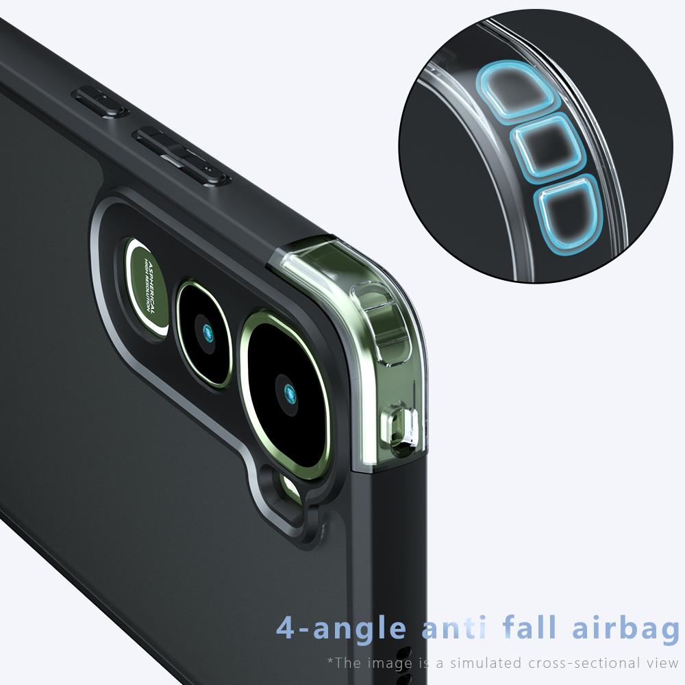 Cover for VIVO Y400 Case Ultra Thin Matte Translucent & Clear Full Protection Funda for VIVO Y400 Capa