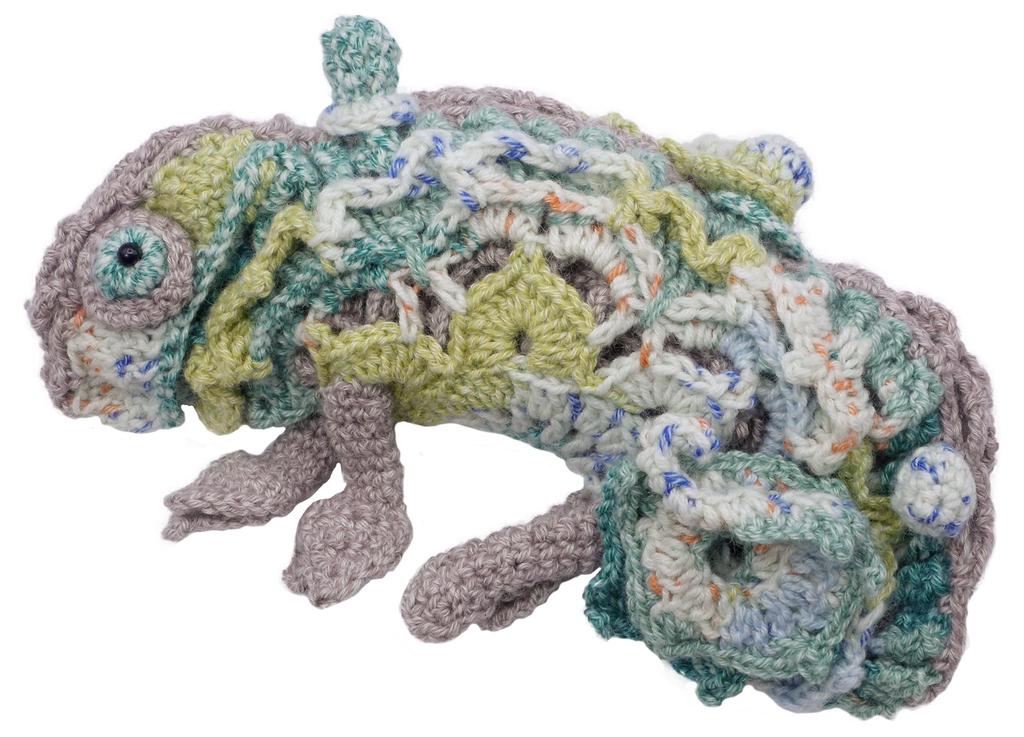 NASKA Knitting Kit Nawa Tomoko's Chameleon Bag Returns COL. C Greige Base X Green (Used with Knife Mailer Antares) NT-1