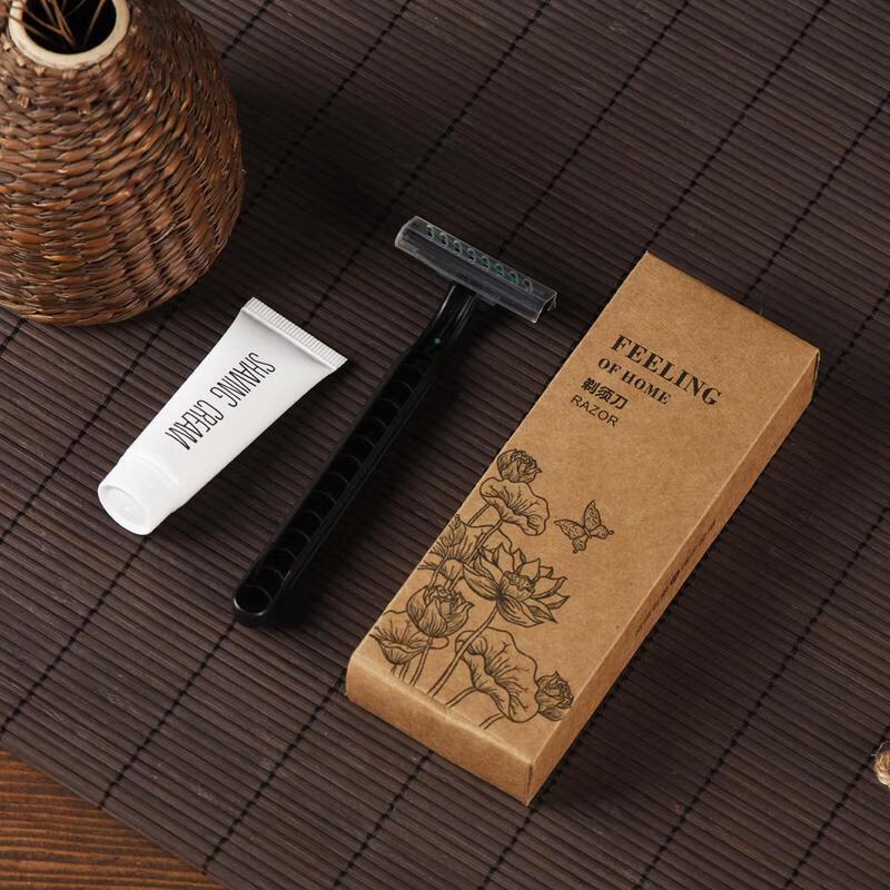HANDUNYOU Disposable Hotel Razor Kit