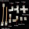 8mm 10mm 2Pin 3Pin 4Pin 5Pin 6Pin 12mm IP20 IP65 LED Strip To Strips or Line Quick Connectors Extension Wire Terminal Connectors