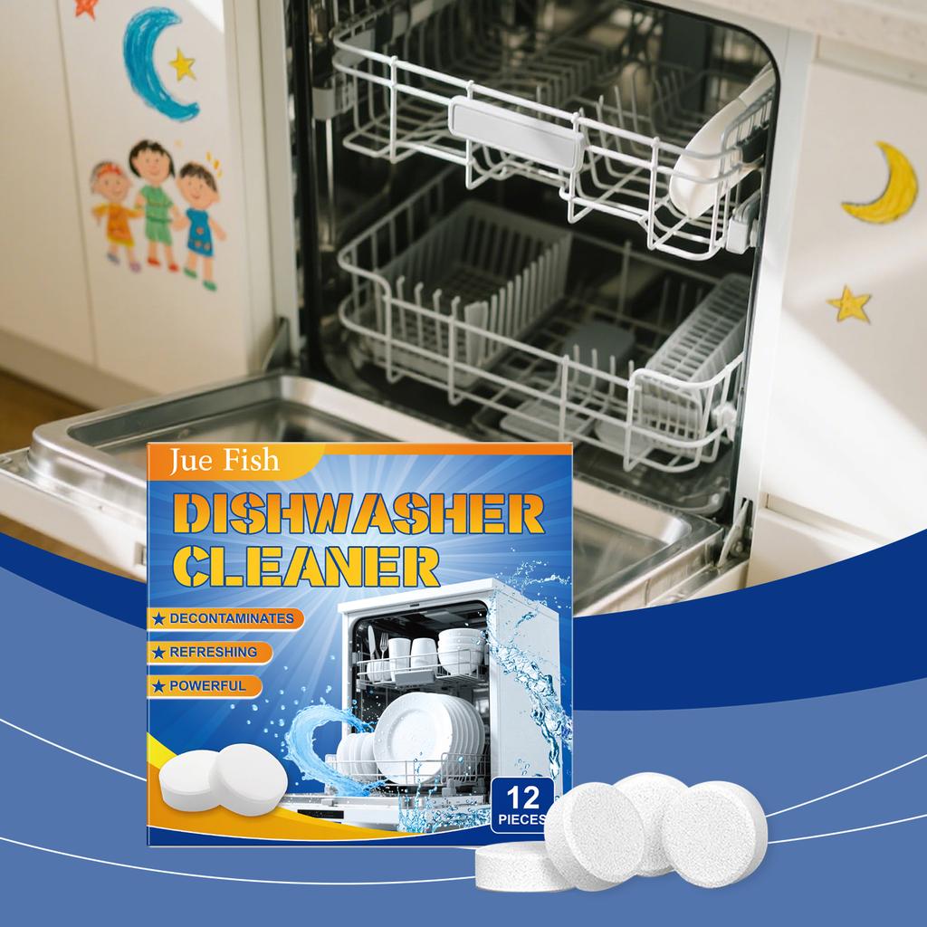 Dishwasher Cleaner Quickly Dissolving Oil Stain Reduce Odors Effectively Inhibit Bacterial Growth Remove Scale Detergent Tablets