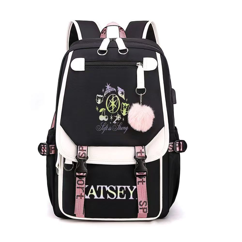 Backpack School Bag Primary School Students Junior High School Students College Students Campus Backpack