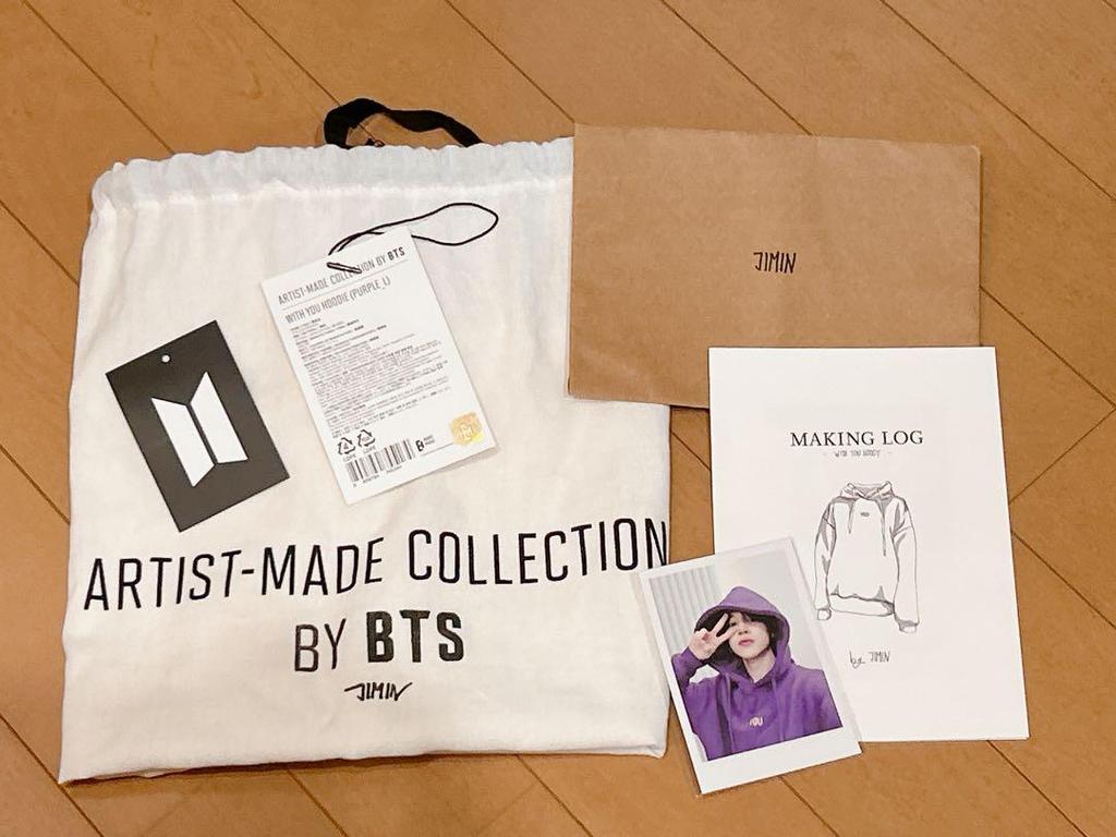 [USED] BTS Jimin Artist-Made Hoodie, Size L, with Accessories