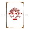 Marrakech City Tourism Marrakech Morocco Metal Signs Iron Cinema Wall Custom Tin Sign Poster