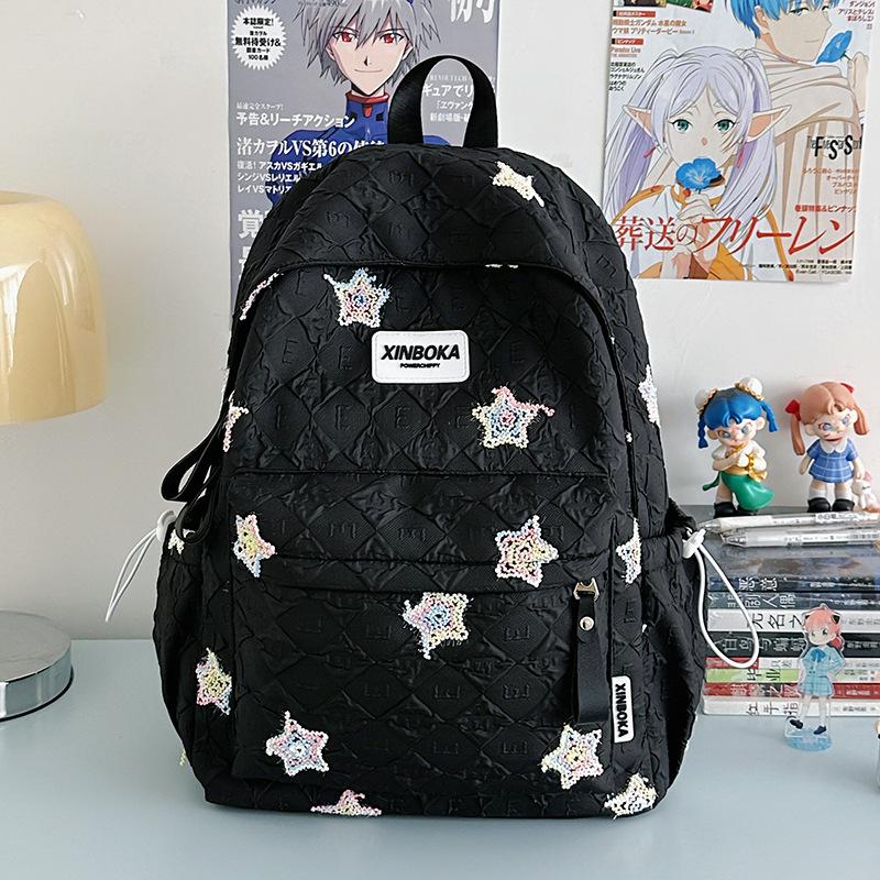 

Легкий рюкзак женский милый нишевый стиль для выхода, путешествий, для учениц старшей и средней школы, большой вместительности