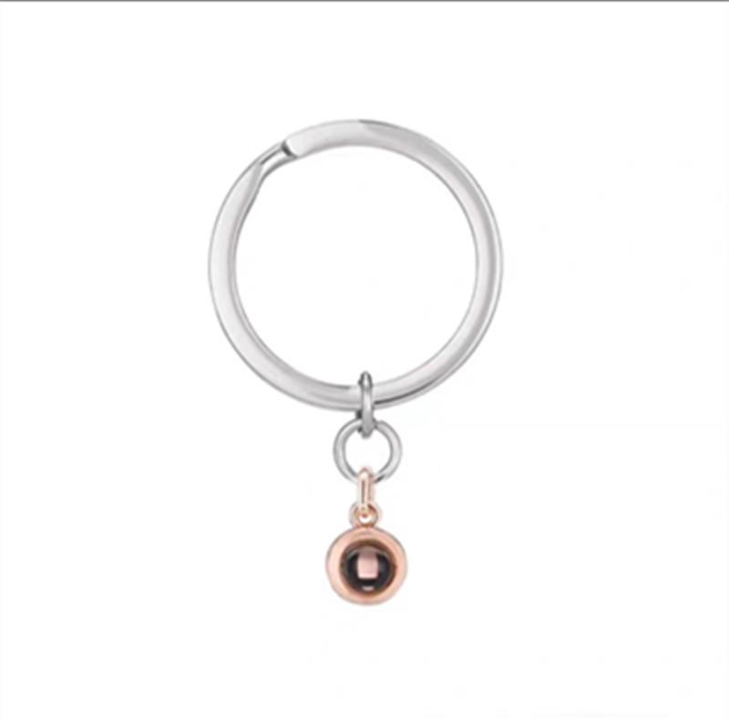 Multilingual "I Love You" Nano Projection Necklace with Color Photo