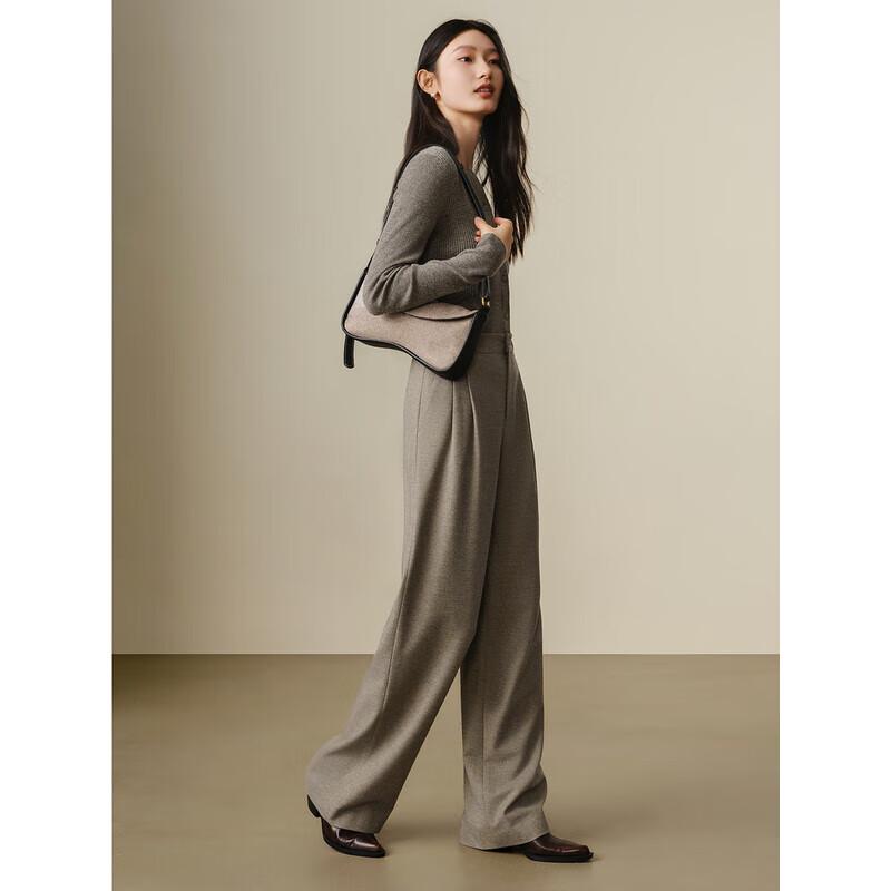 

JNBY ANNACCO Women s 2024 Winter Twill Wide-Leg Pants M