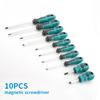 10Pcs Precision Screwdriver Set Hand Multi-tool Kit and Magnetic Bit Insulated Handle Screw Driver Repair Tools