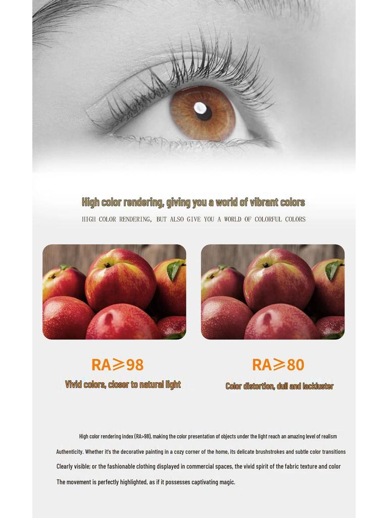 Full-Spectrum Anti-Glare Human Sensor Downlight for Home and Hotel Corridors