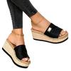 2023 Summer Women's Plus Size Wedge Heel Rope Sandals