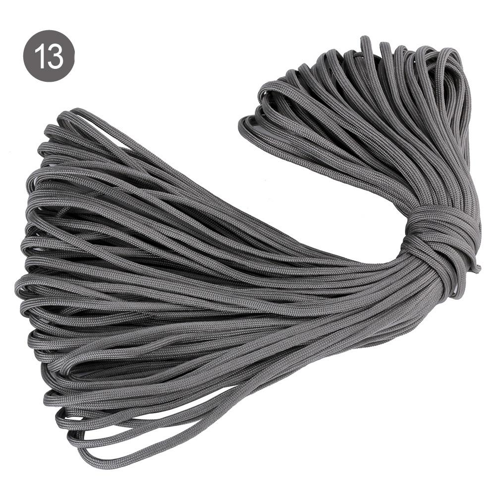 4mm 100meters Outdoor Hiking Polyester Paracord 7 Inner Strands Cores 550 Lbs Capacity Full Parachute Cord Nylon Bag Packing