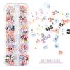 Nail Sequins: Irregular Colored Soft Diamond Bows & Half-Sugar Bow Stickers