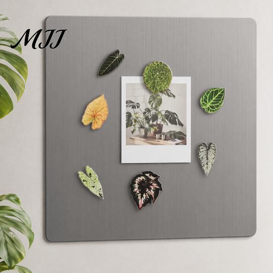Plant Home Decor 3D Tropical Plants Refrigerator Magnet, Acrylic Green Decorative Fridge Metal Surface Magnet Memo Notes Photo Holder for Kitchen