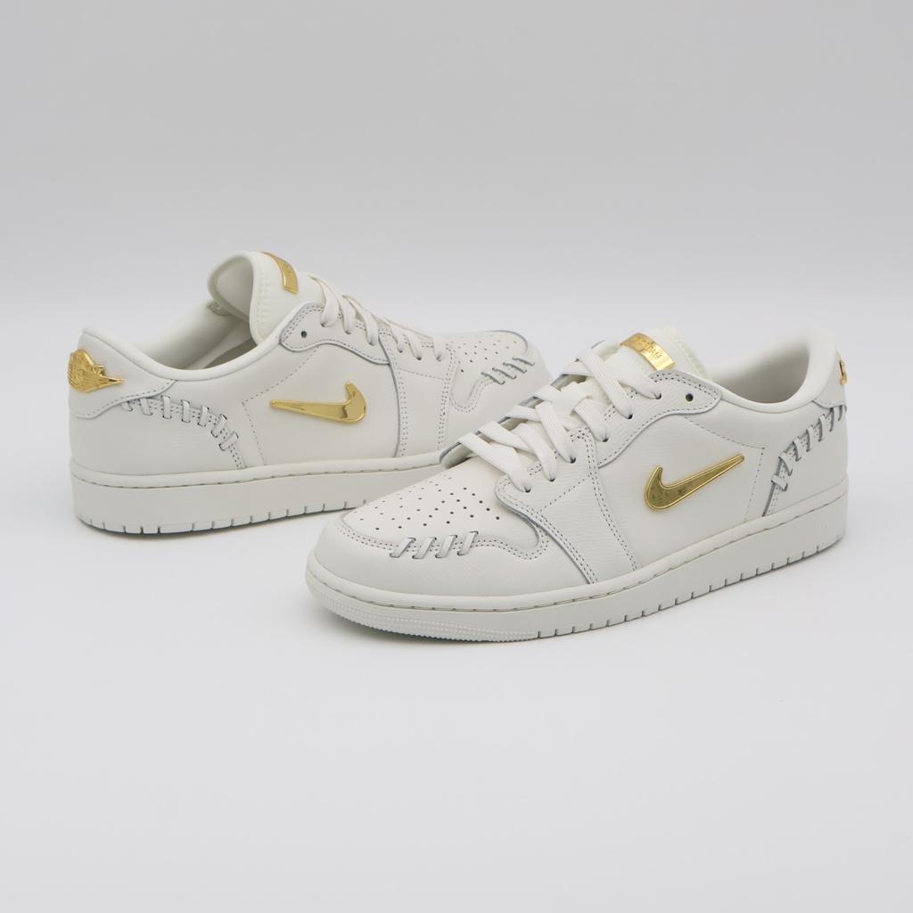 FN5032-100 Nike Air Jordan 1 Low Method Of Make Weiß Gold (Damen)