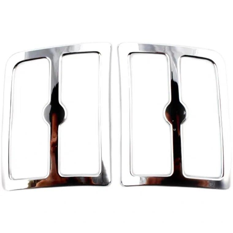 2Pcs Motorcycle Tank Trim Fairing For Honda Goldwing GL 1800 2001 2002 2003 2004 2005 2006 ABS Chrome