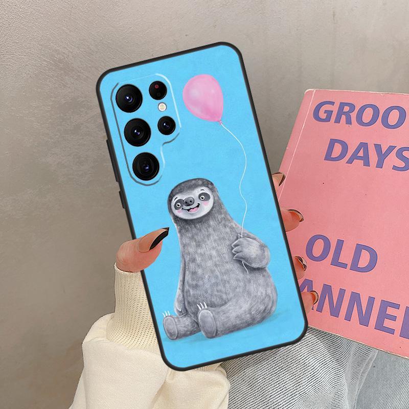

Funny Sloth Case For Samsung Galaxy S21 S22 S23 S24 S25 Ultra S9 S10 S25 Plus S20 FE S25 FE Cover Coque Galaxy S9 Plus