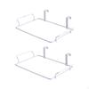 Trash Bag Holder Rack, Hanging Garbage Bin for Kitchen Cabinet Door Black 1pc