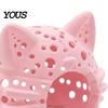 Aquarium Landscaping Decor Shrimp Cave, Cat Head Fish Hideout with Suction Breeding Box Cup, Decorative Cave for Betta Tanks Hiding