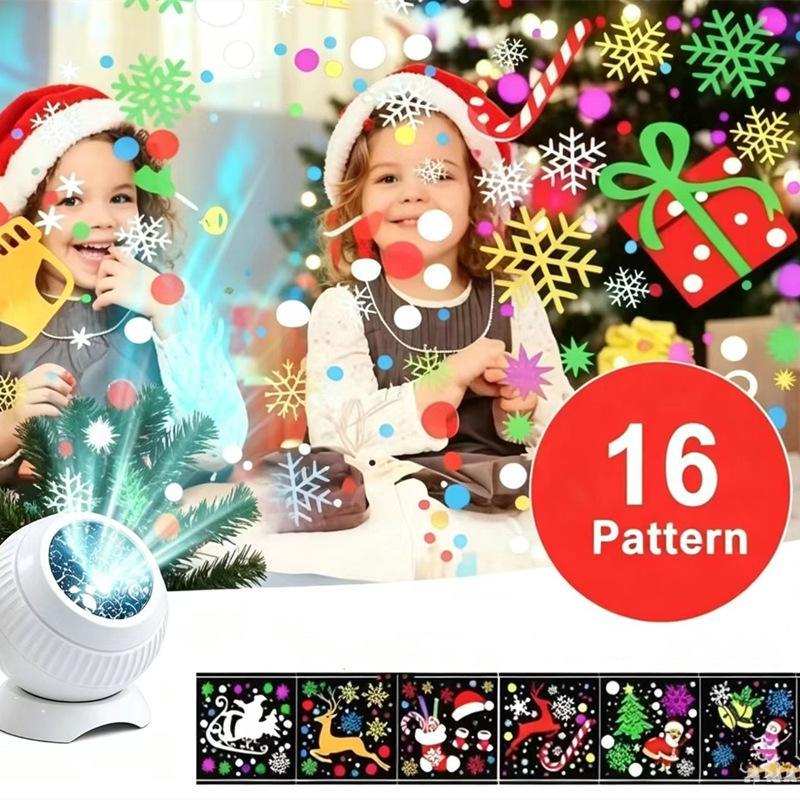 LED Okyanus Projektör Işığı 360° Dönen Dinamik Gece Lambası USB Güçlü Çocuk Odası Romantik Atmosfer Dekorasyonu İçin