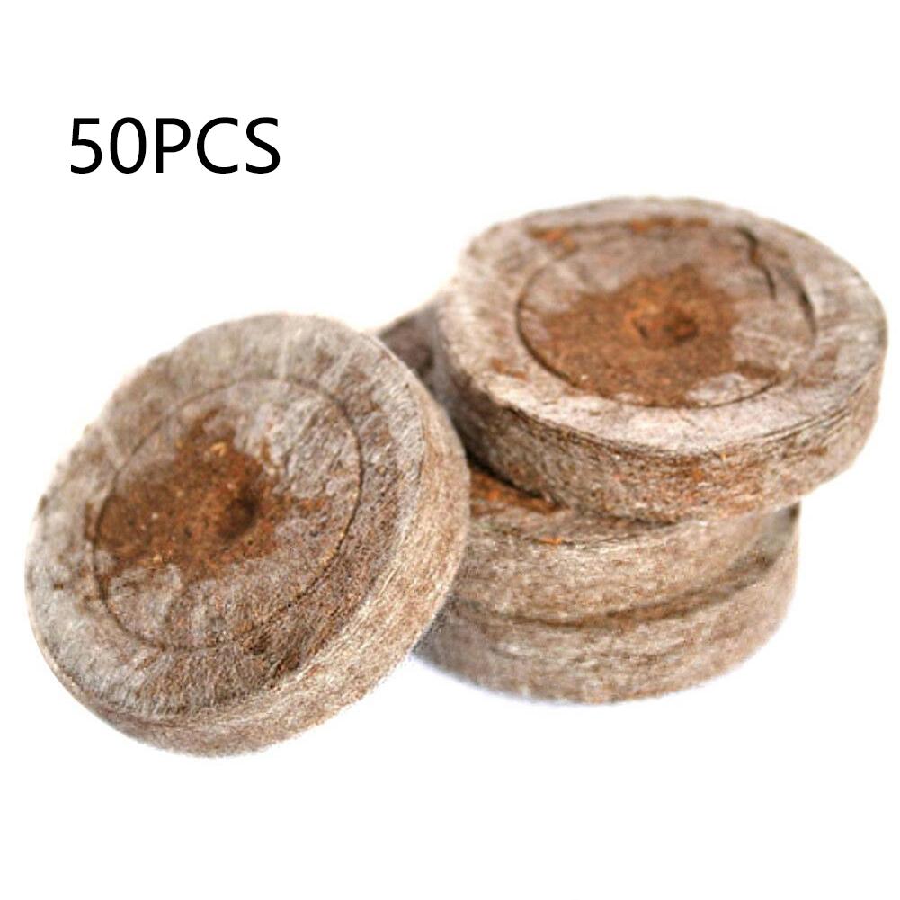 Seed Starter Soil Plugs Plant Fiber Nursery Blocks Peat Soil Pellets