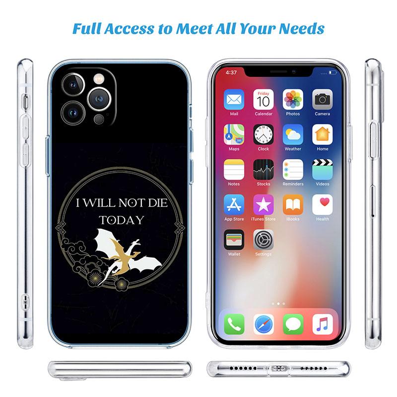 Fourth wing dragons Transparent Phone Case for Motorola Moto G10 G20 G30 G31 G32 G34 G35 G41 G42 G50 G51 G52 G55 G60 G60S