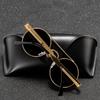 Vintage Steampunk Sunglasses UV400 Protection Round Metal Frame Punk Style Shades for Men Women