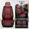 All-Season Breathable Napa Leather Car Seat Cover - Full Surround Cushion