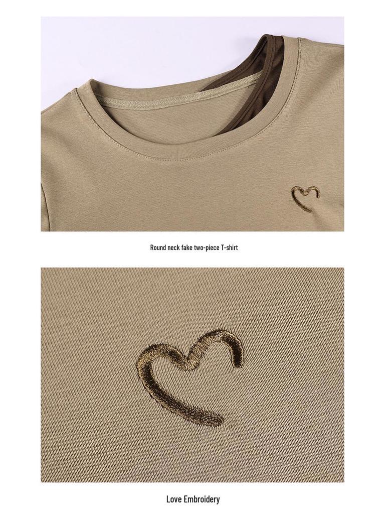 2026 Slimming Round Neck Long Sleeve Women's T-shirt - Stylish Base Layer for Spring & Autumn