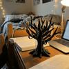 Retro Tree Shaped Jewelry Display Stand Plastic Standing Jewelry Organizer Branch-Shaped Tree Ornaments Vanity Table