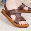 Mode 2024 Männer Neue Sommer Herren Offene Sandalen Mode Trend Strand Schuhe Hausschuhe Herren Sandalen Herren Sommer Leder Sandalen