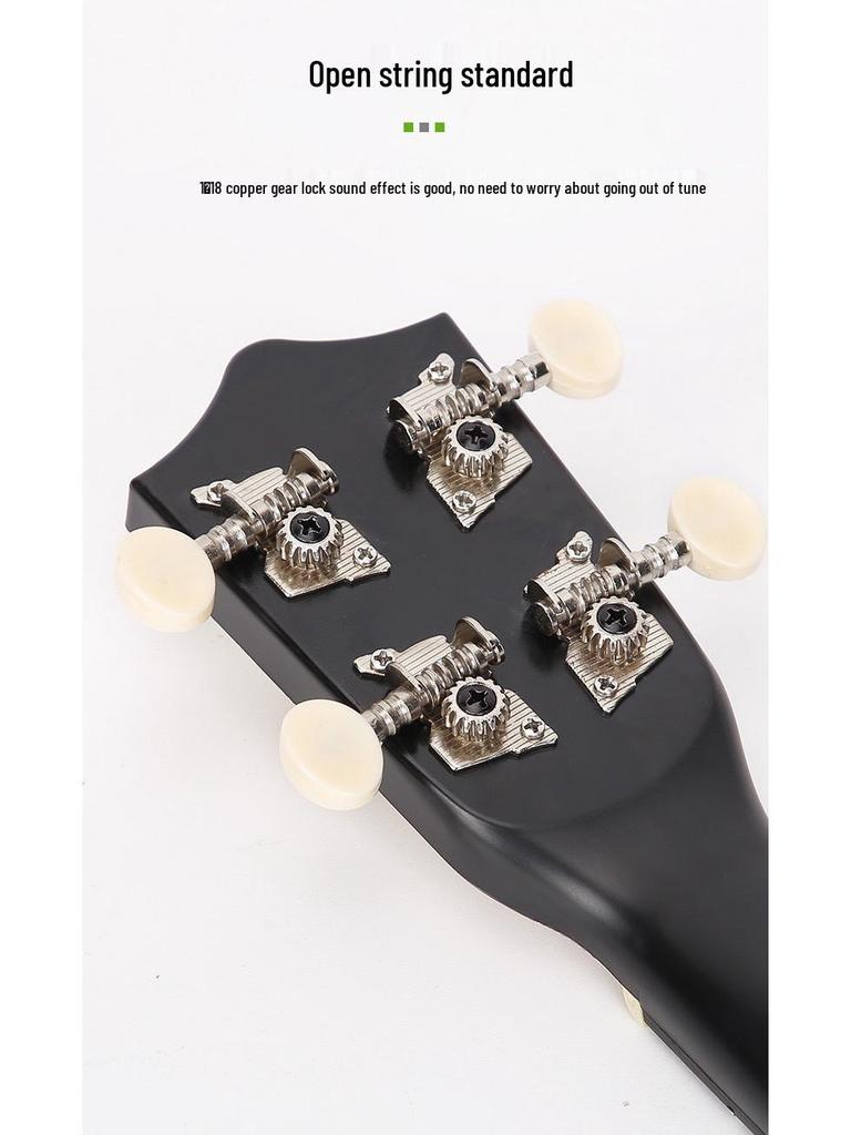 21palcová barevná ukulele pro začátečníky Mini kytara Plastový hudební nástroj