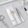 Lash Tweezers Stainless Steel Precision Isolation Eyelash Extension Tweezers Anti-Slip Groove Design Perfect Isolation Eyelash