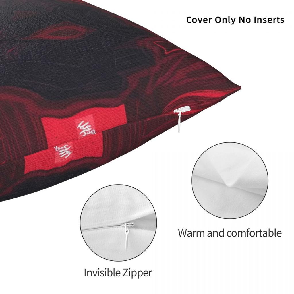 Gachiakuta Manga Rudo Pillowcases Stuff Printing Cushion Cover Zanka Riyo Enjin Throw Pillow Cover Seat Decor Zipper Multi-Size