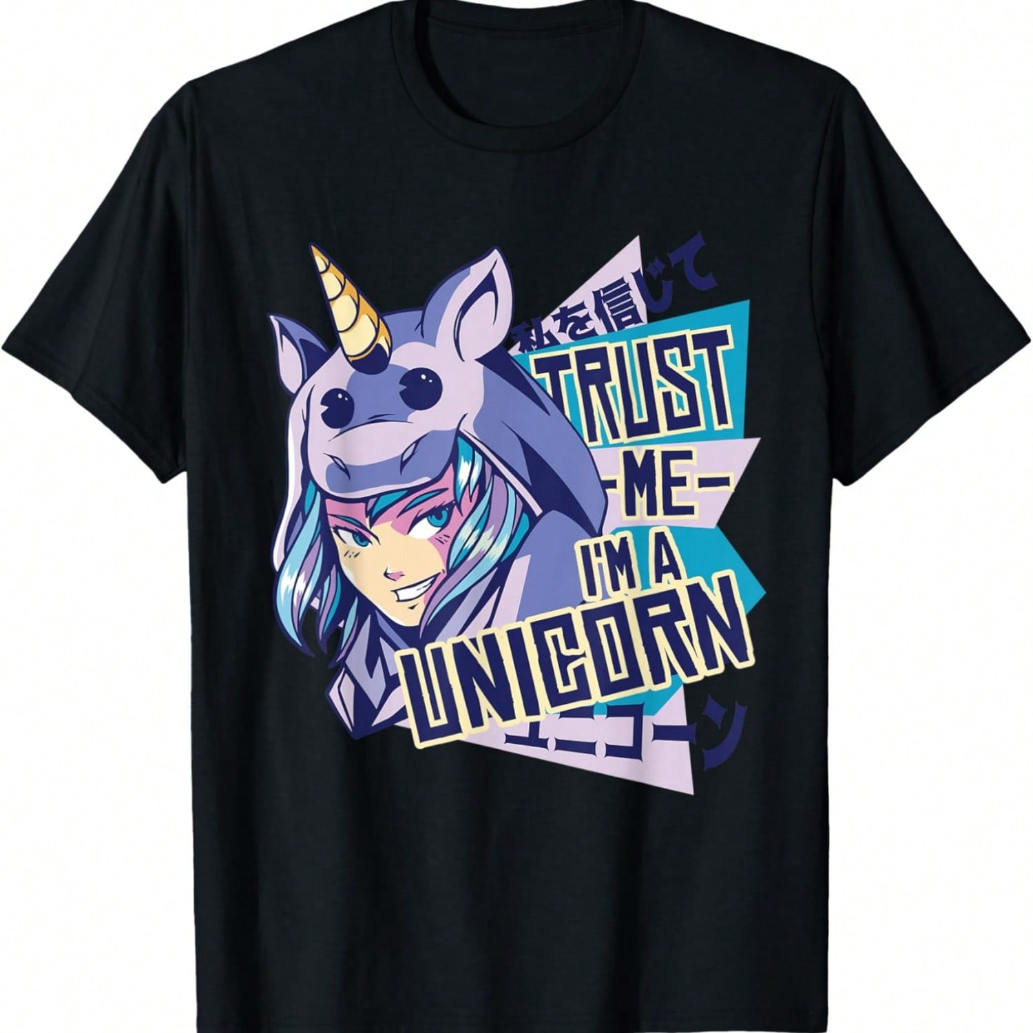 Trigun T-Shirt Vash The Stampede Moon Funny COMEDY Anime Manga Gift Black Shirt S разноцветный
