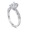 Lindon Classic 925 Sterling Silver Zircon Ring Ladies Jewelry Wedding Promise Party Gift