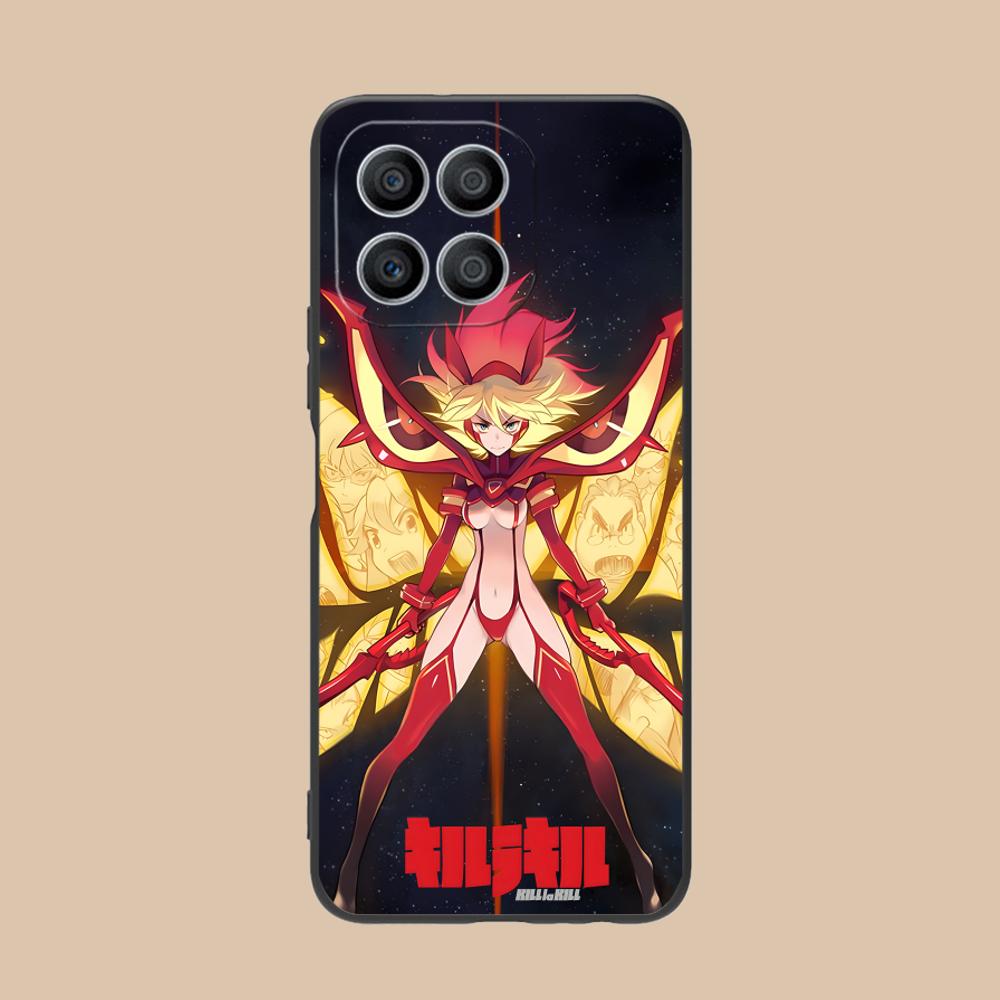 La Kill Ryuko Matoi Phone Case for Honor 90 80 70 60 50 30 20 10 9 8 7 Pro S SE Lite 5G Black Smartphone Cellphones Cover