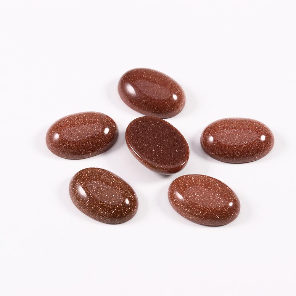 10x14mm 13x18mm Natural Stone Beads Oval Cabochon Loose Bead For Bracelet Earring Jewelry DIY Craft Making Accessories